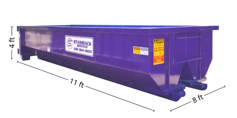 Stamback Services 10-yard dumpster