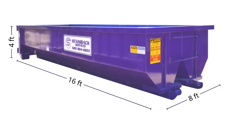 Stamback Services 15-yard dumpster