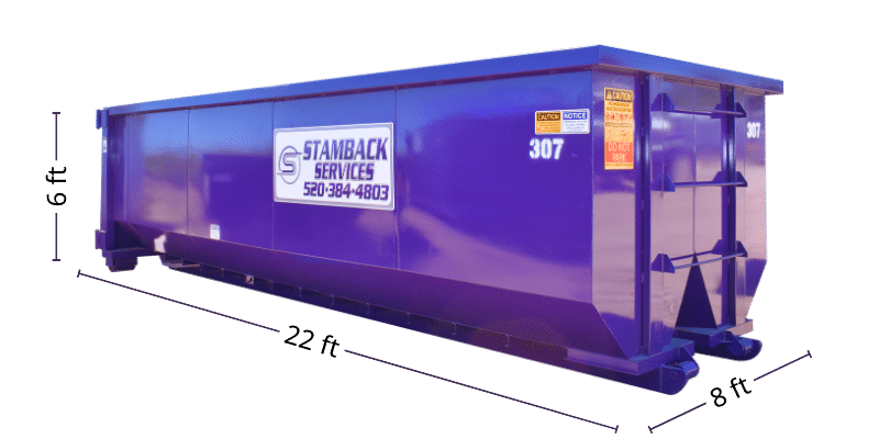 Stamback Services 30-yard dumpster