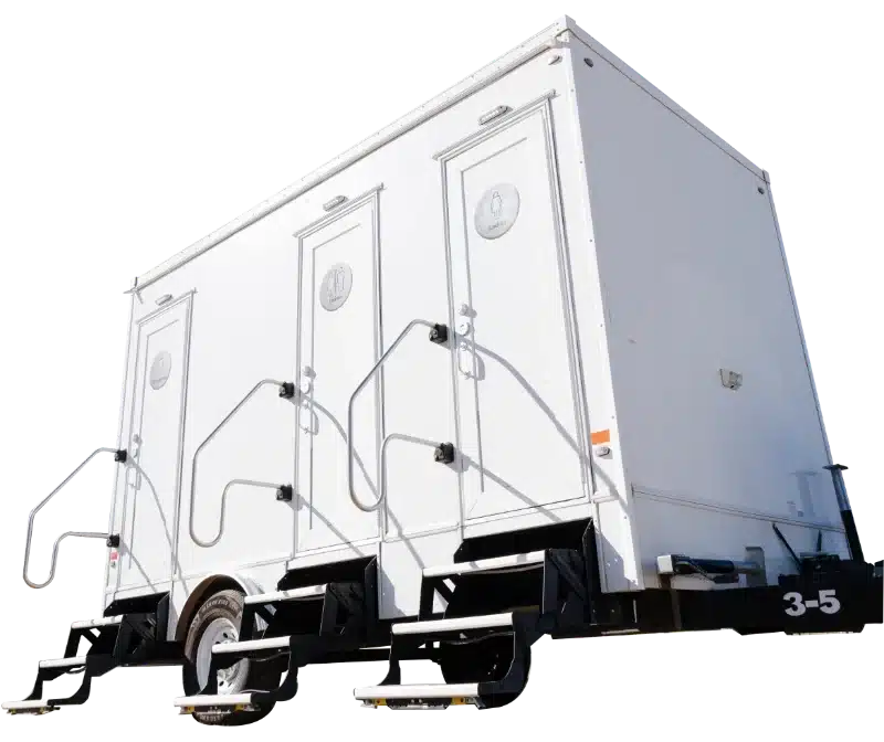 Stamback Services VIP Trailer, portable restroom